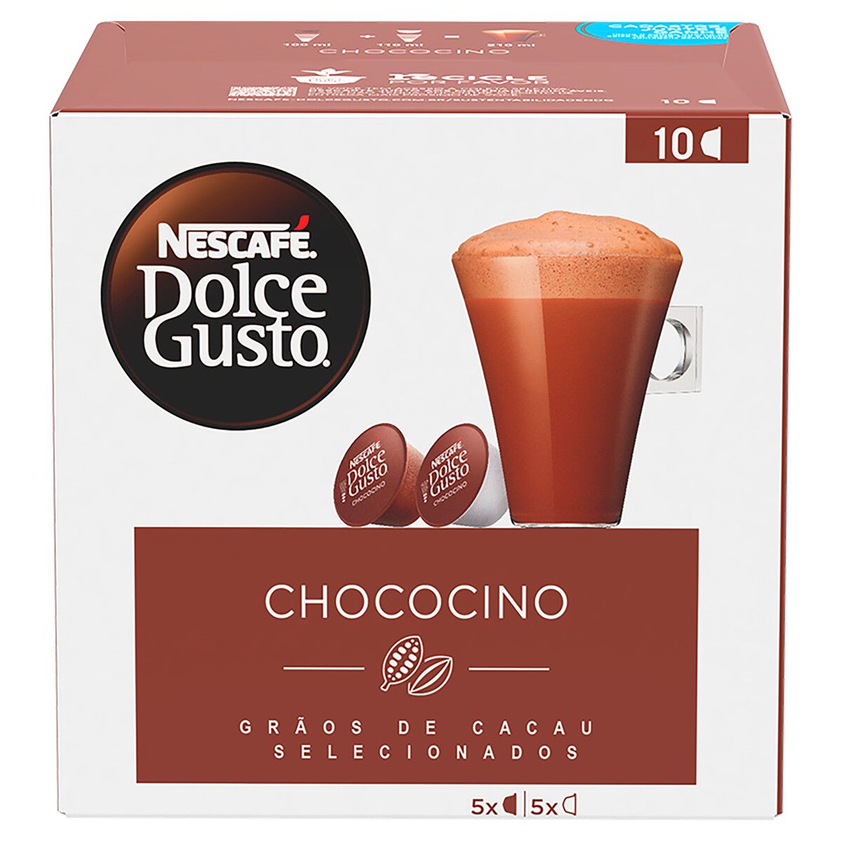 Achocolatado em Cápsula Nescafé Dolce Gusto Chococino 160g 10 Cápsulas