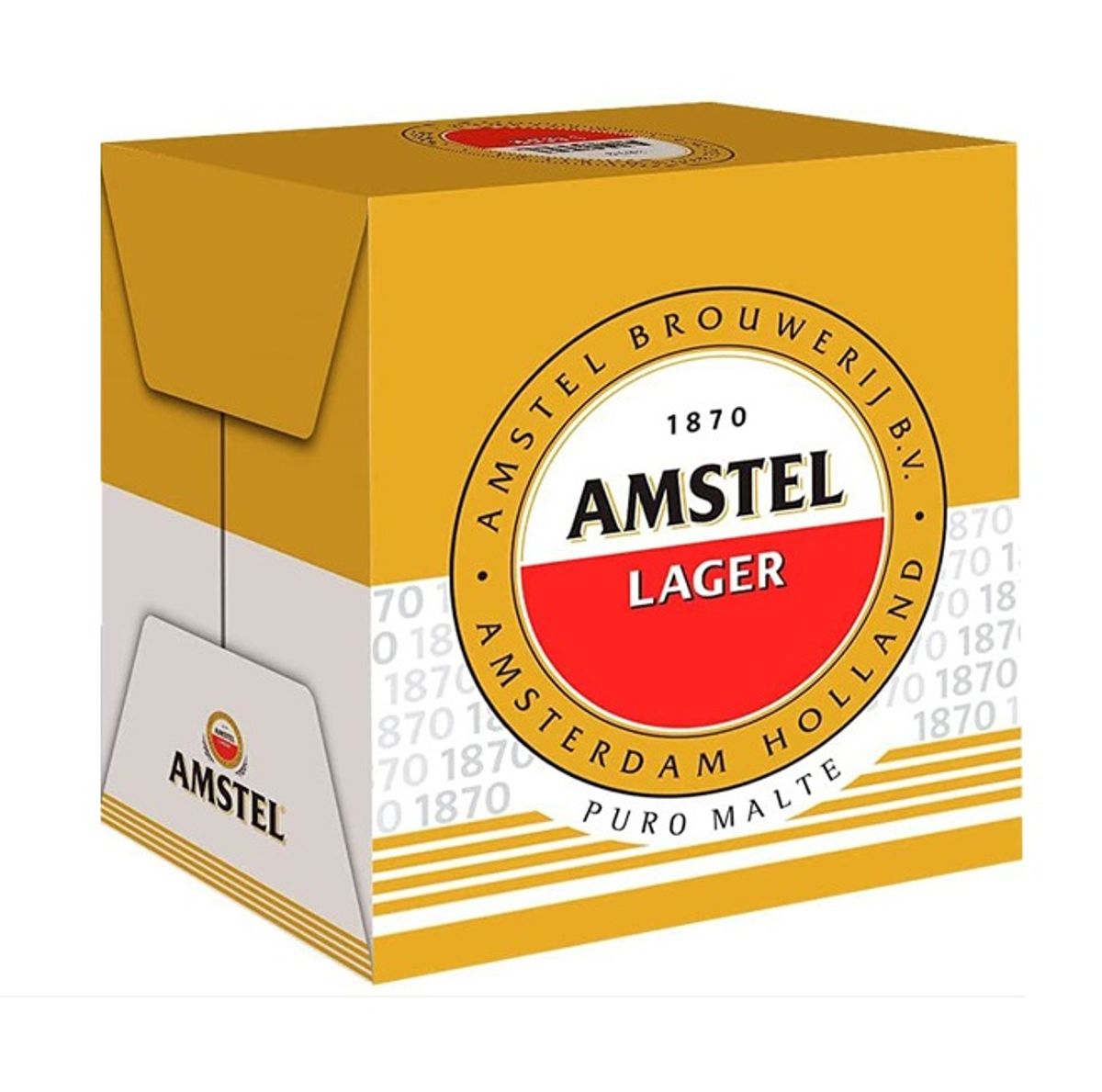 Cerveja Amstel Lager Puro Malte 600ml (Pack com 12 Und)