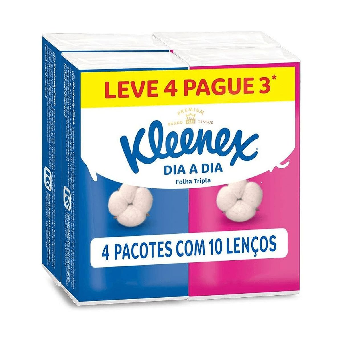 Lenços Kleenex Bolso Leve 4 Pague 3 image number 0