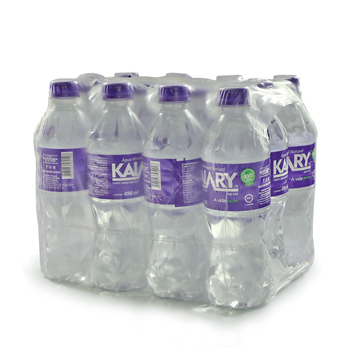 Água Mineral Natural sem Gás Kaiary 498ml (Pack com 12 und) image number 0