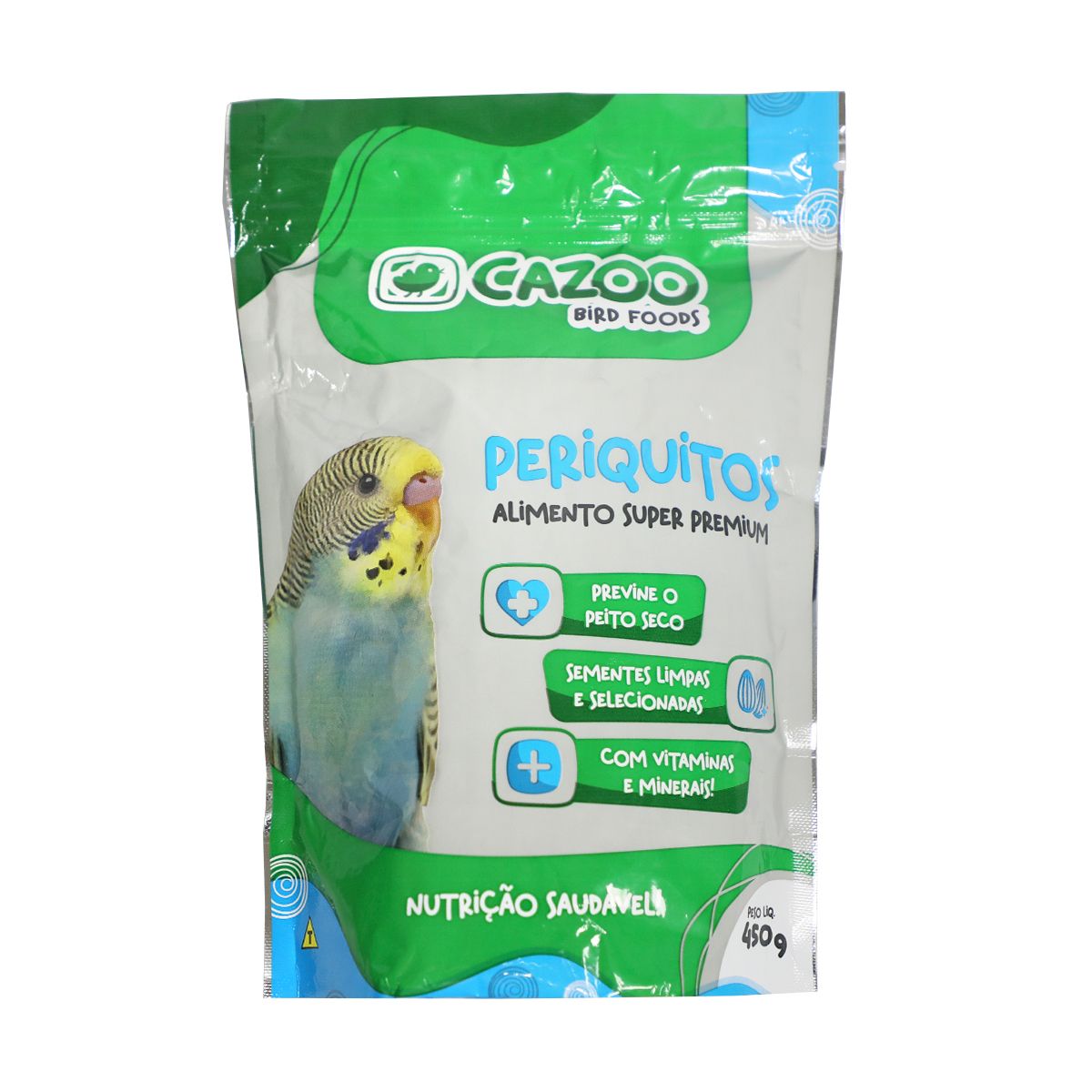 Alimento para Aves Cazoo Premium Periquitos 450g