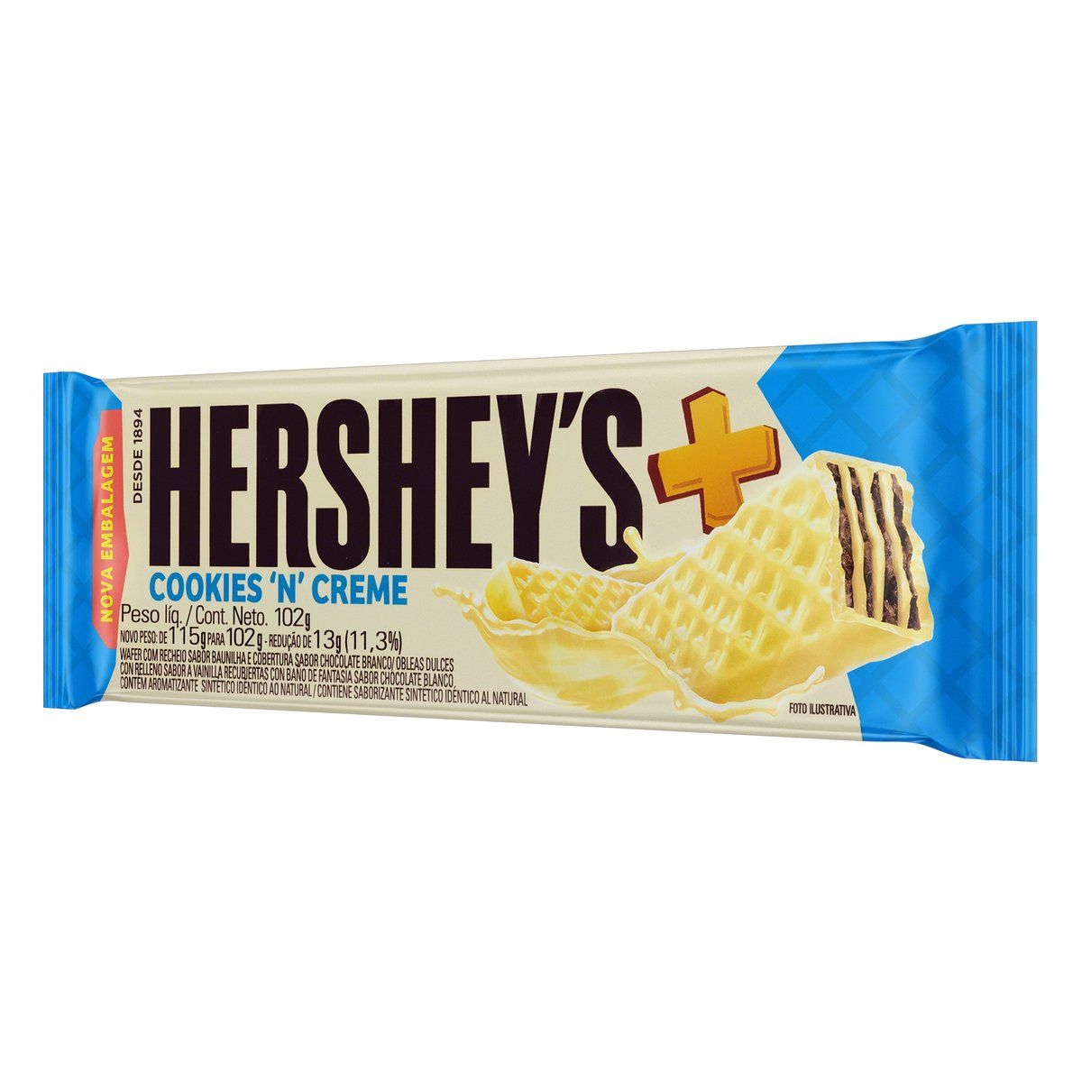 Wafer Hershey's Cookies 'N' Creme 102g image number 3