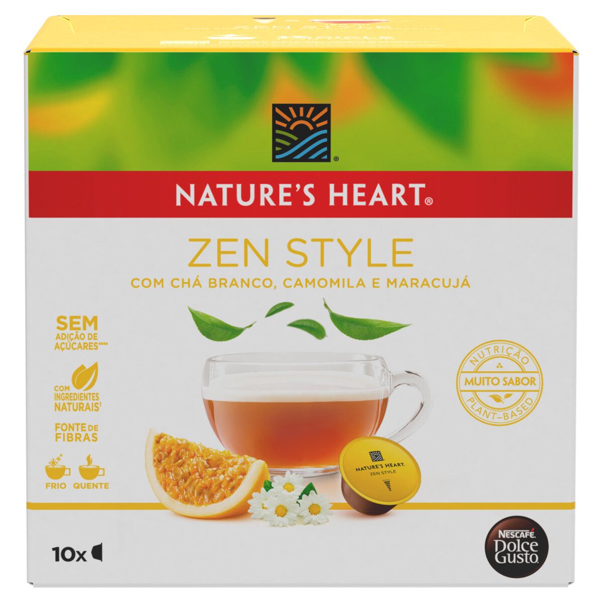 Chá Branco Zen Style Nature's Heart Caixa 60g