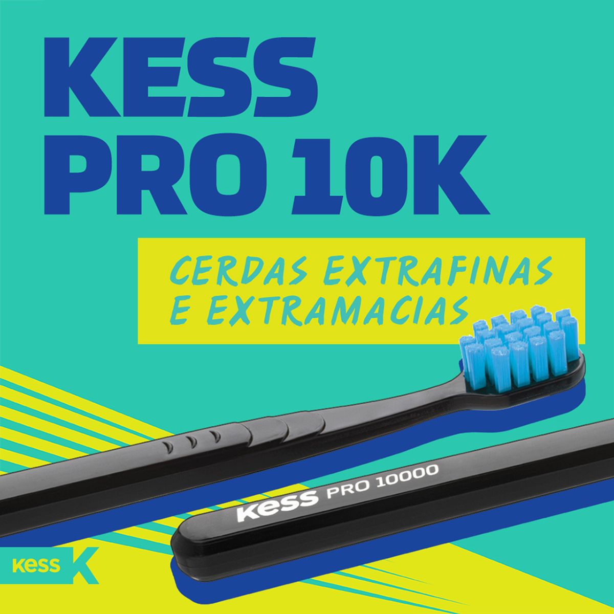Escova Dental Kess Pro 10k Extra Macia 1 Unidade image number 5