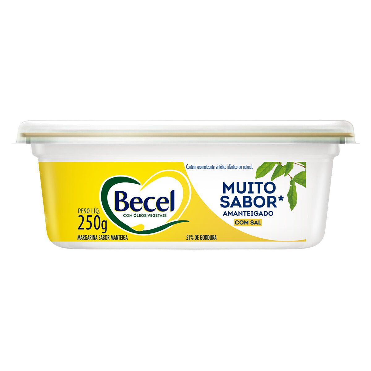 Creme Vegetal Manteiga com Sal Becel Pote 250g