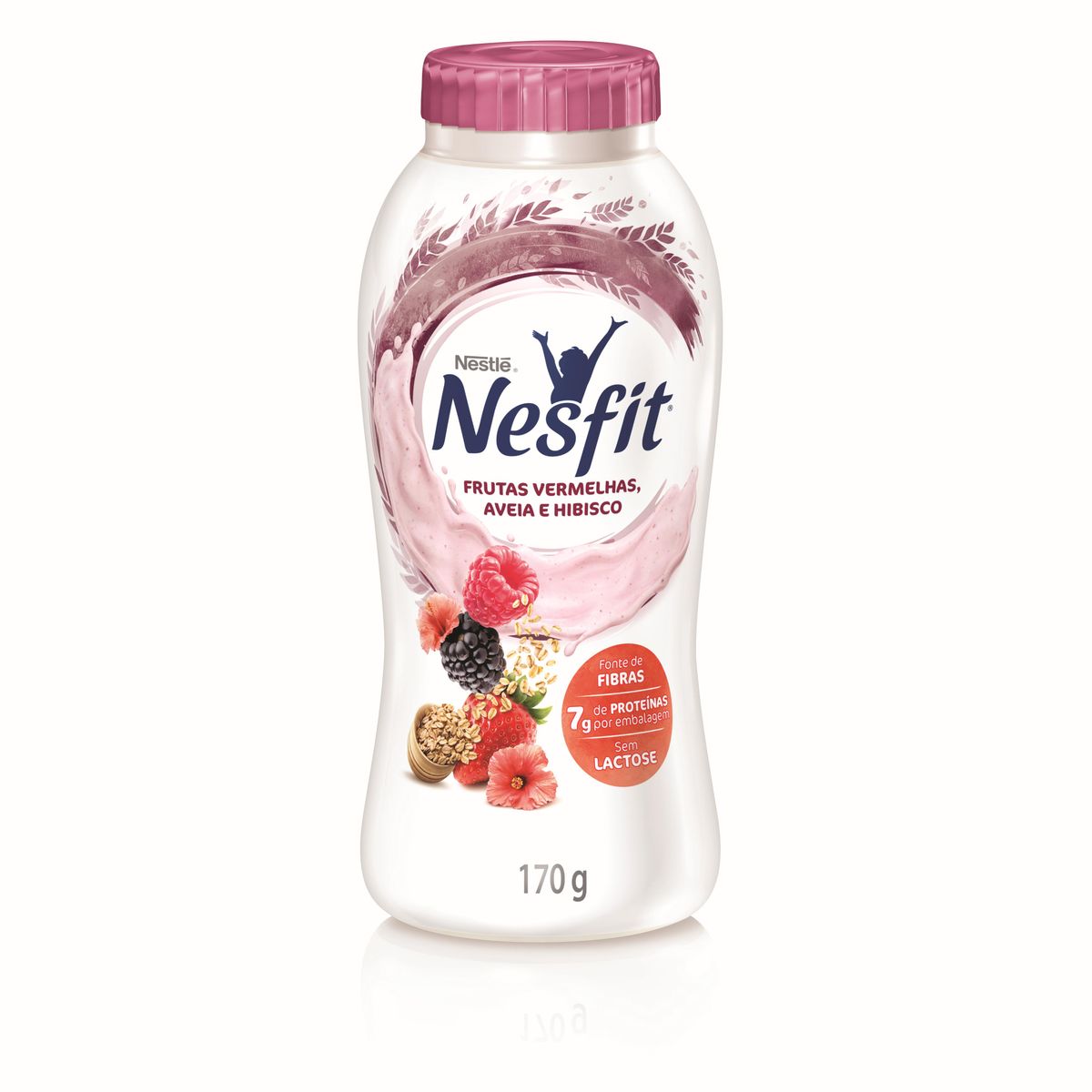 Iogurte Nesfit Frutas Vermelhas, Hibisco e Aveia 170g