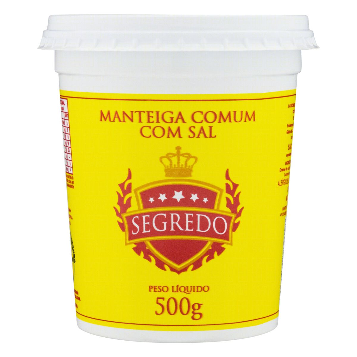 Manteiga Comum com Sal Segredo Pote 500g image number 0
