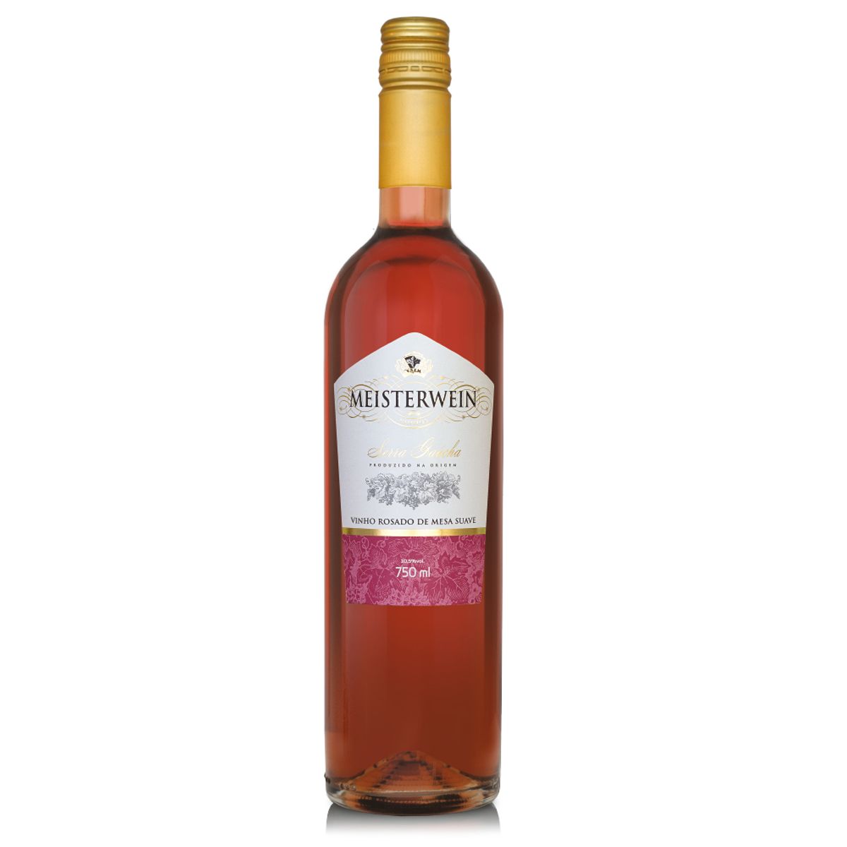 Vinho Rosado de Mesa Suave Meisterwein Garrafa 750ml