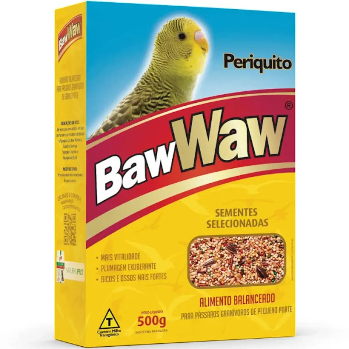 Alimento Para Periquito Baw Baw 500g