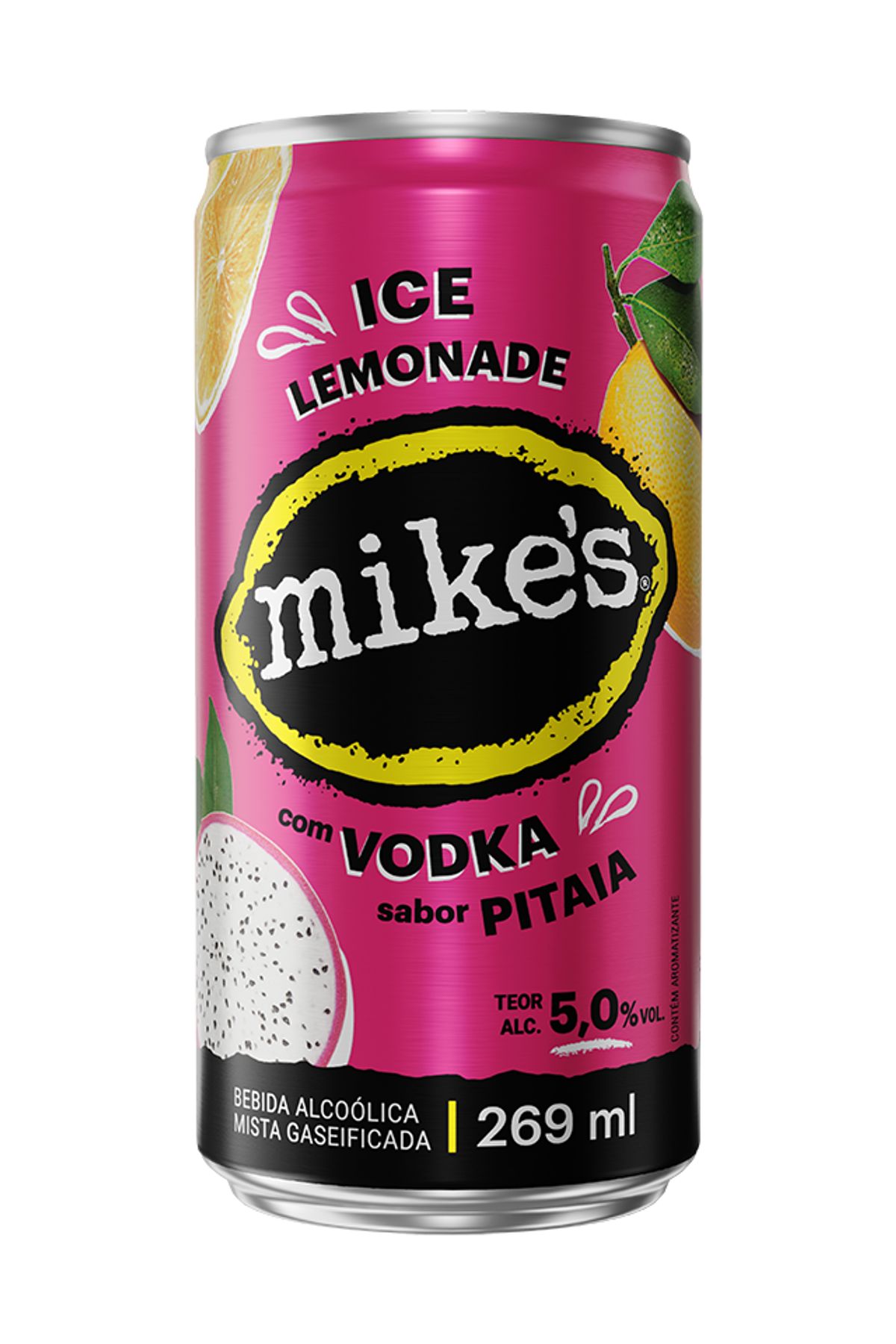 Bebida Alcoólica Mista Mike's Ice Pitaia Lata 269ml