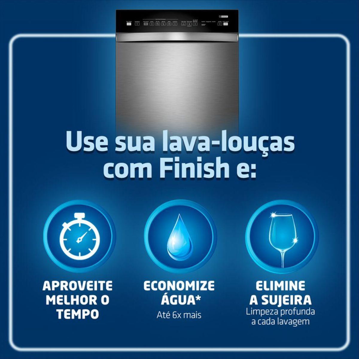 Detergente para Lava Louças Finish em Pó 1kg image number 4