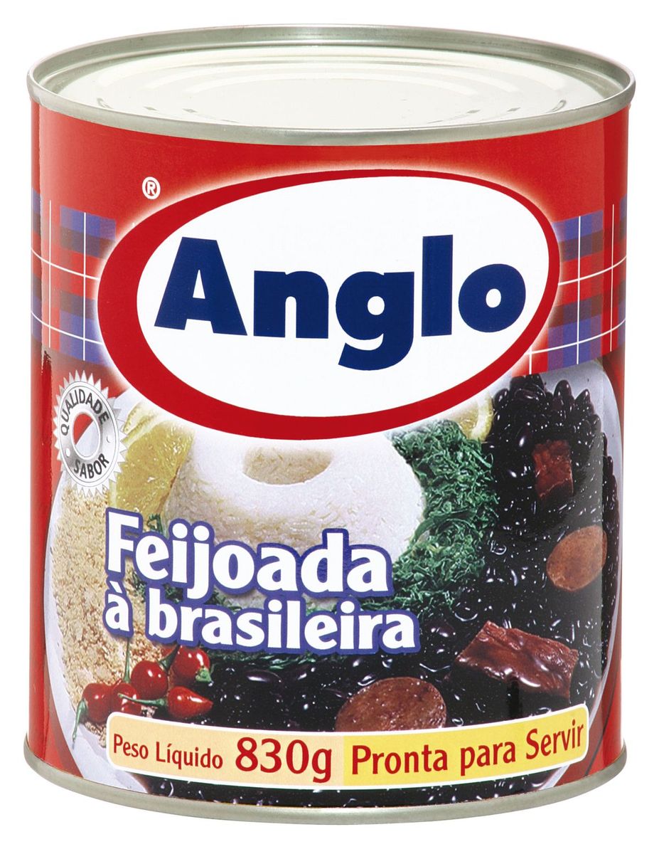 Feijoada à Brasileira Anglo Enlatada 830g
