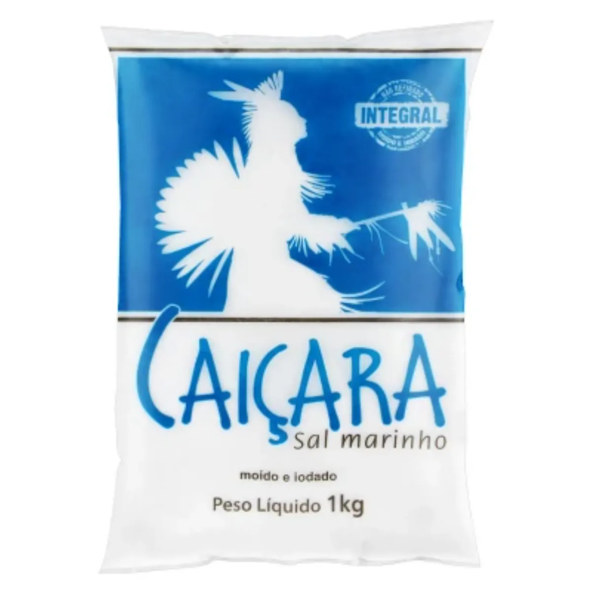 Sal Marinho Moído Caiçara Pacote 1kg image number 0