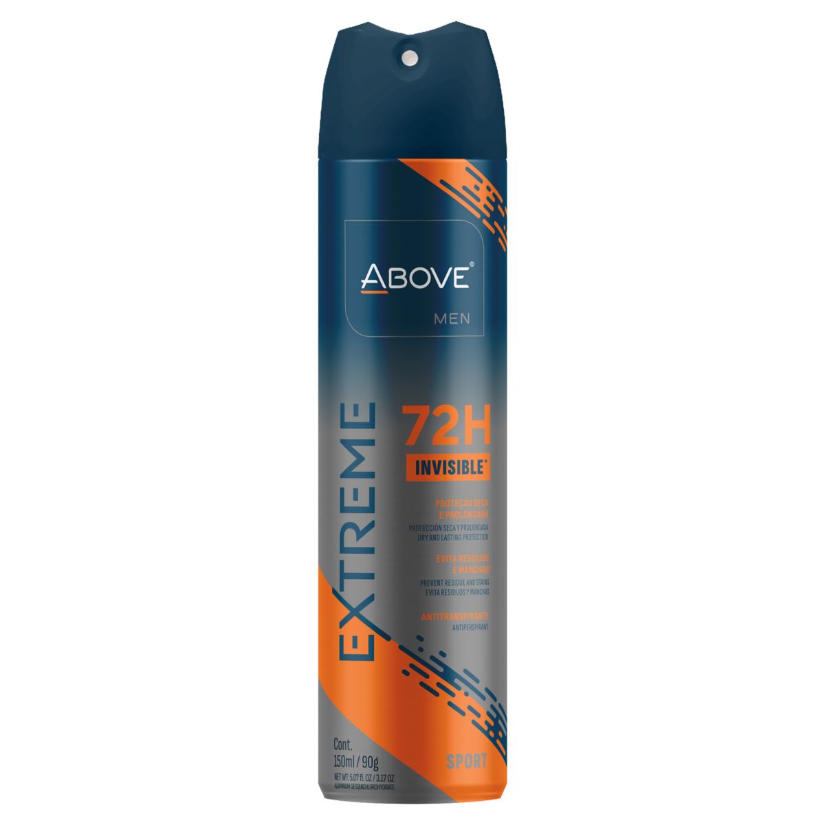 Desodorante Aerossol Above Invisible Sport 150ml