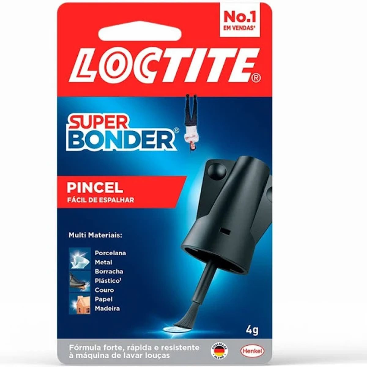 Cola Super Bonder Loctite Pincel 4g