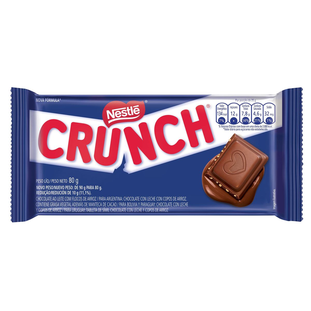 Chocolate Nestlé Crunch 80g image number 0