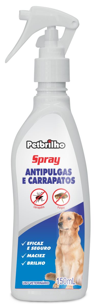Spray Antipulgas e Carrapatos Petbrilho 150ml