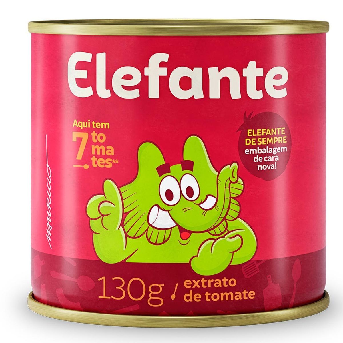 Extrato Tomate  Elefante Lata 130g