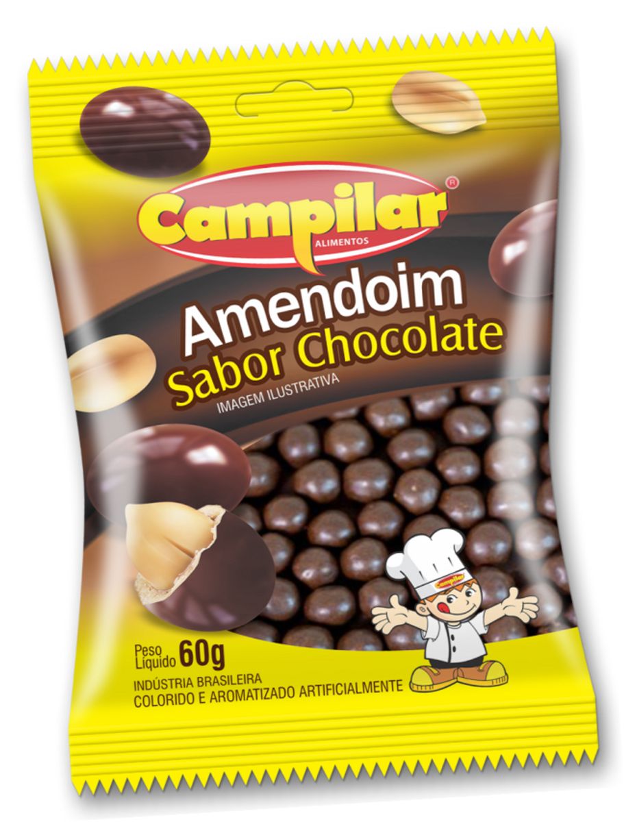 Amendoim Campilar Sabor Chocolate 60g