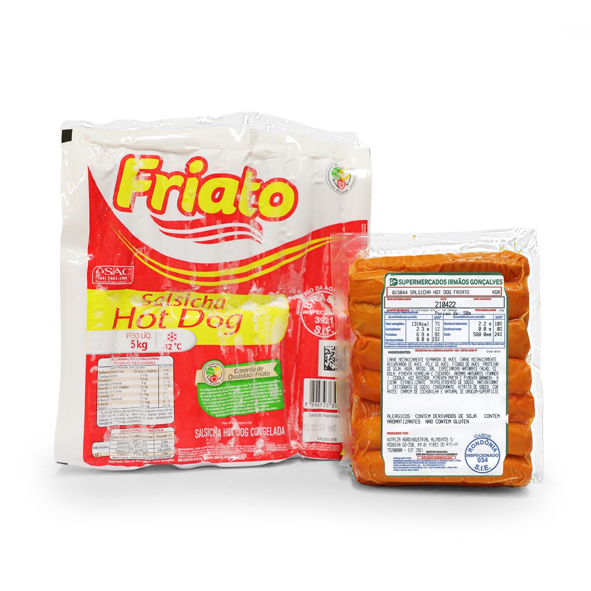 Salsicha Hot Dog Friato Aprox.790g image number 1