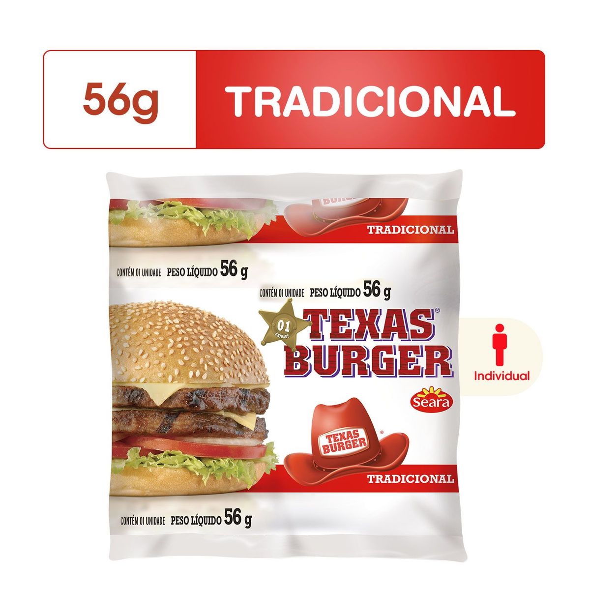 Texas Burger Seara Misto 56g image number 1
