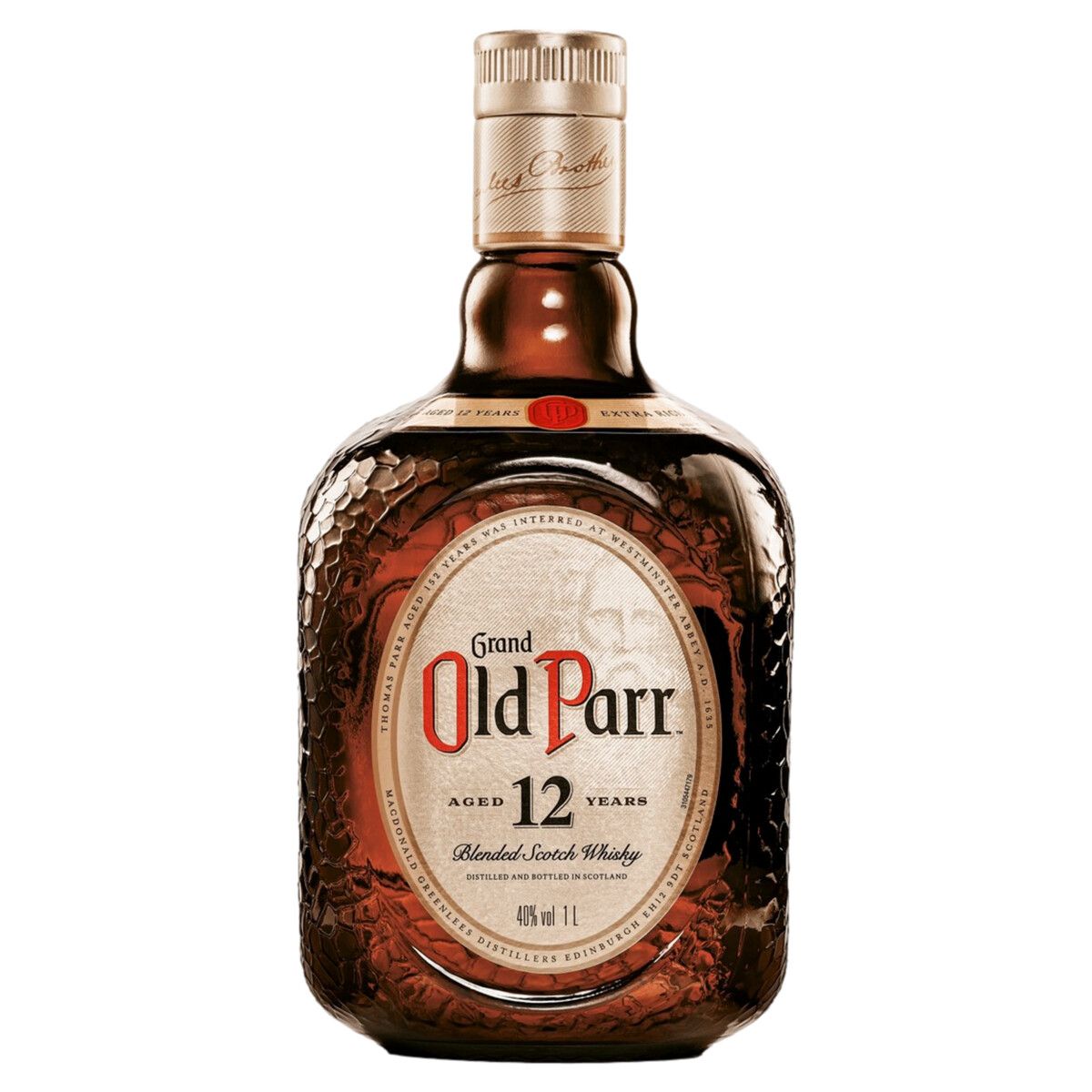 Whisky Grand Old Parr 12 Anos Garrafa 1l