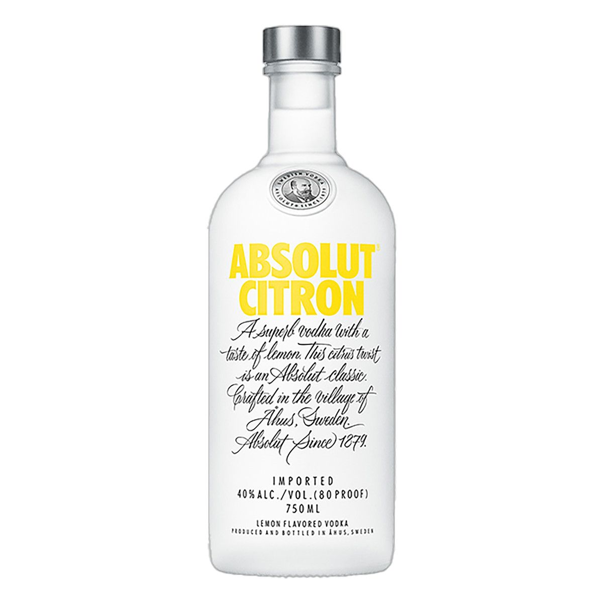 Vodka Absolut Citron 750ml image number 0