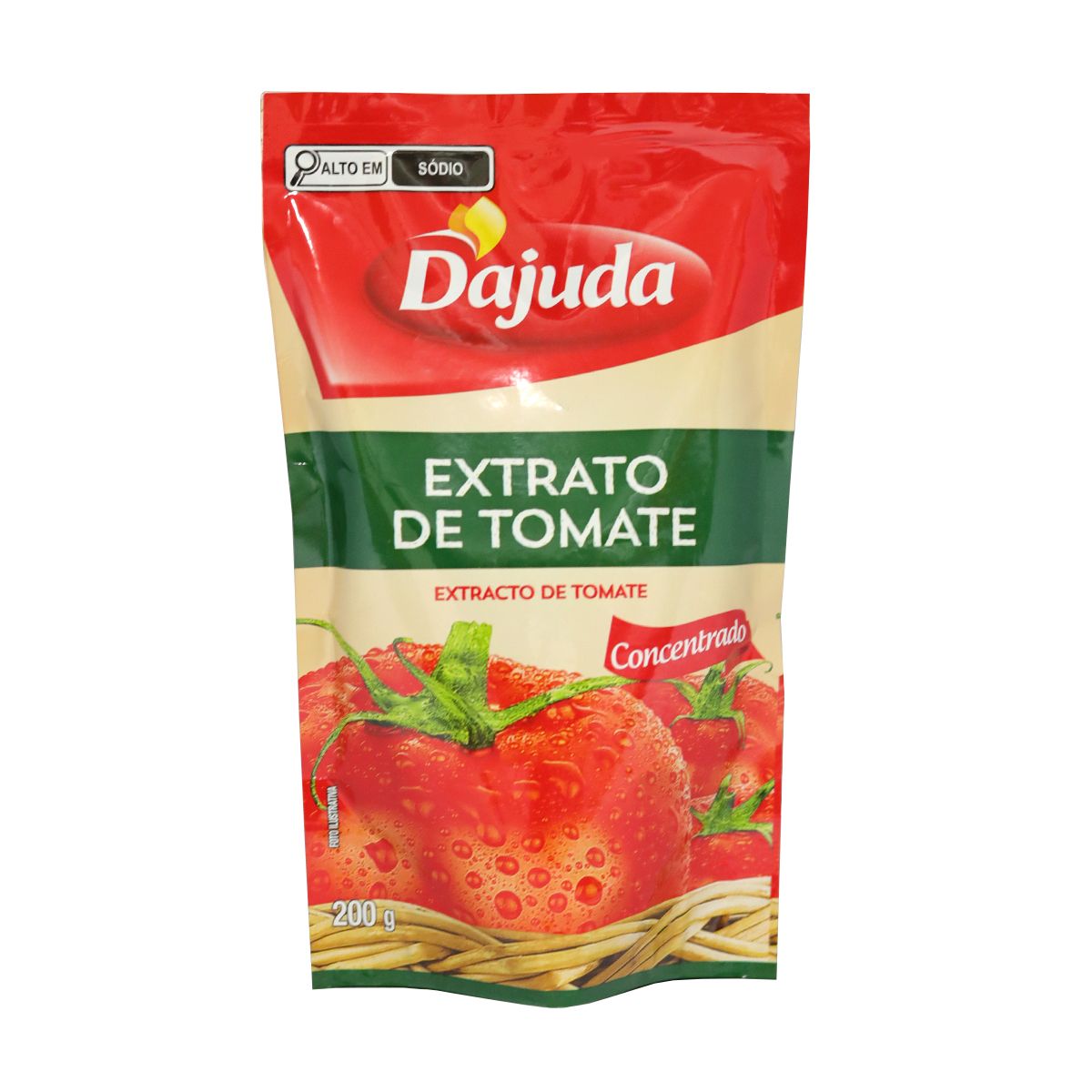 Extrato de Tomate Concentrado Dajuda Sachê 200g image number 0