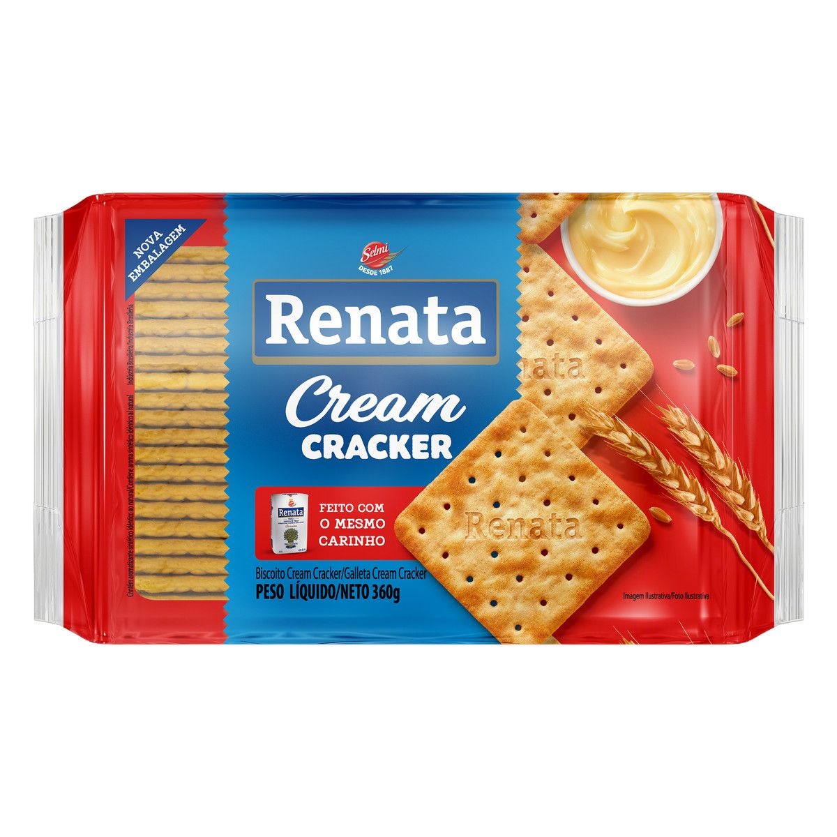 Biscoito Renata Cream Cracker 360g