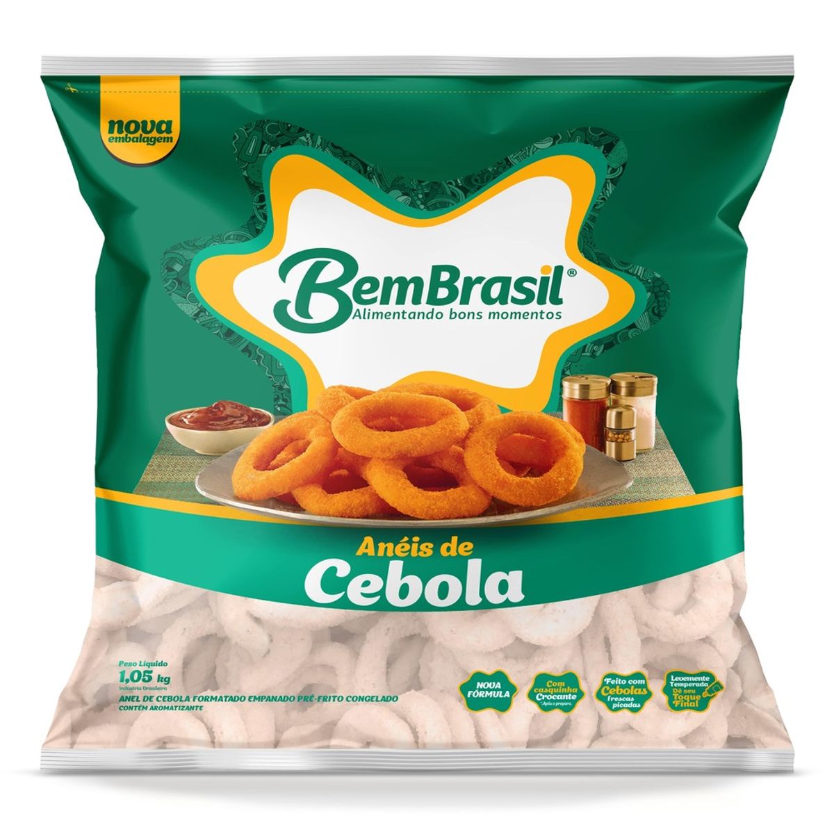 Anéis de Cebola Bem Brasil Congelada 1,05kg