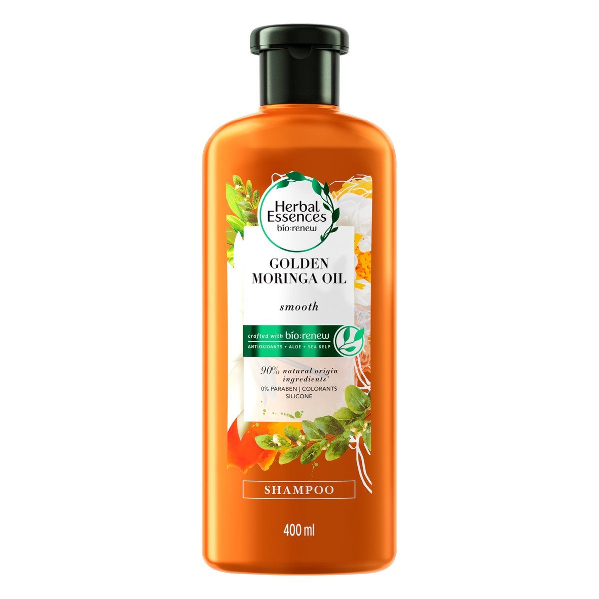 Shampoo Óleo de Moringa Dourado Herbal Essences Bio:Renew Frasco 400ml