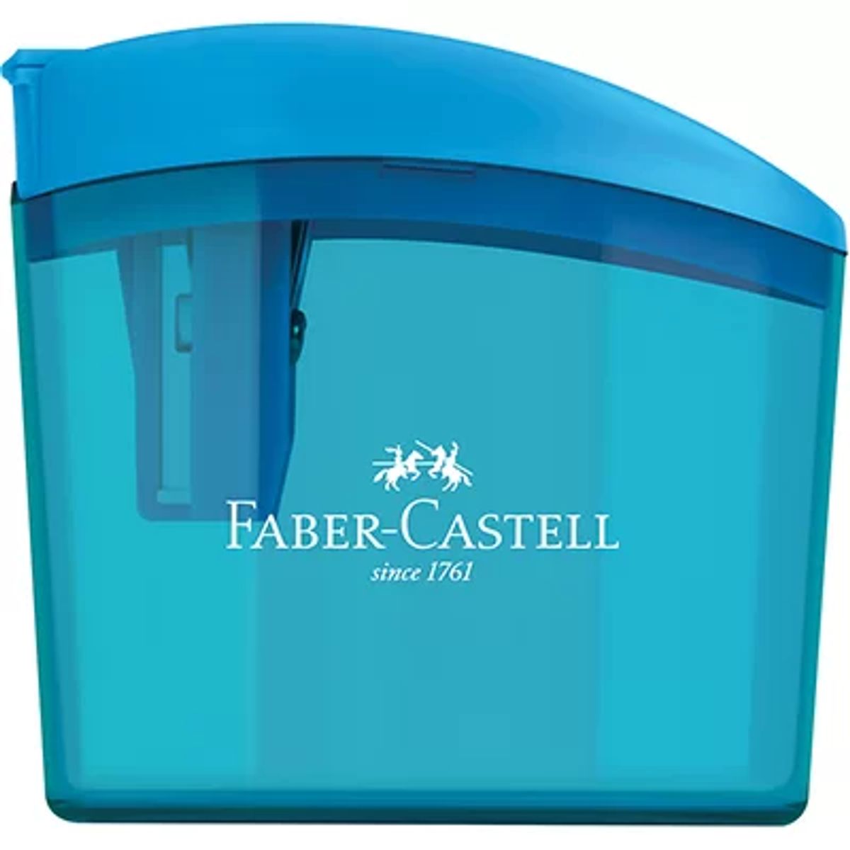 Apontador com Deposito Clickbox Faber-Castell Cores Sortidas image number 1