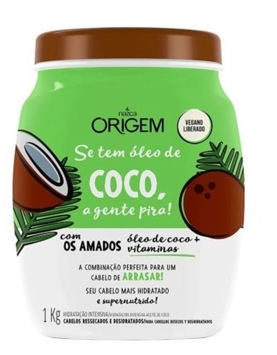 Creme Hidratante Origem De Coco 1kg