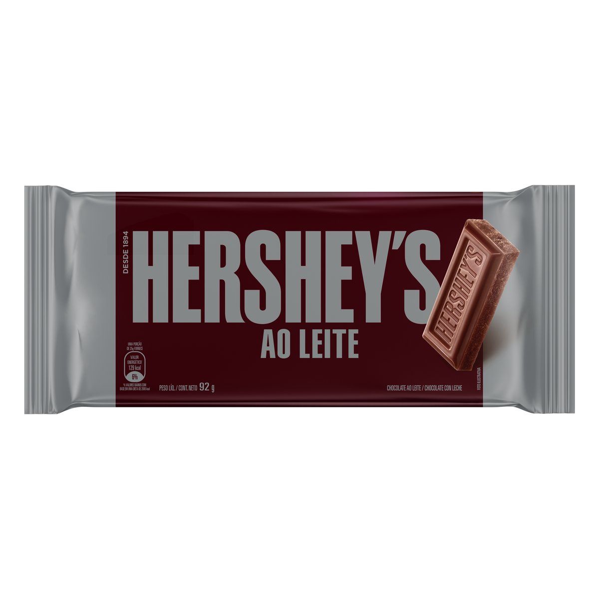 Chocolate Barra Hershey's ao Leite 92g
