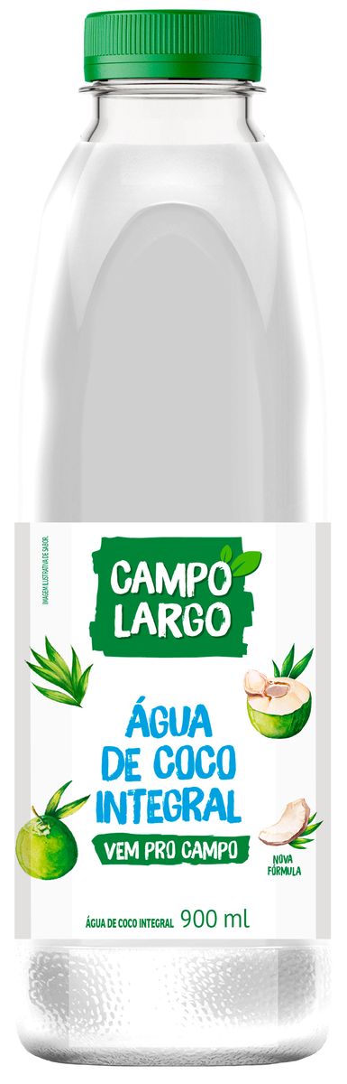 Água de Coco Campo Largo Integral Garrafa 900ml