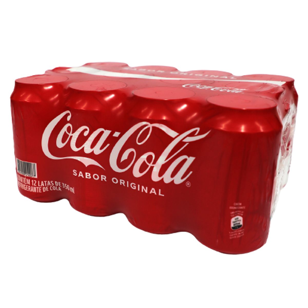 Refrigerante Coca-Cola Original Lata 350ml (Fardo com 12 und)