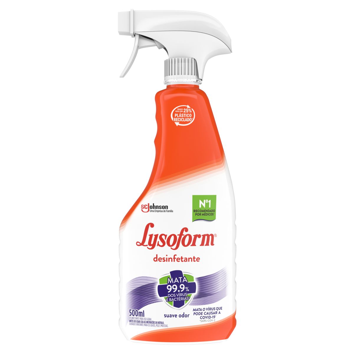 Desinfetante Lysoform Suave Odor Aparelho 500ml