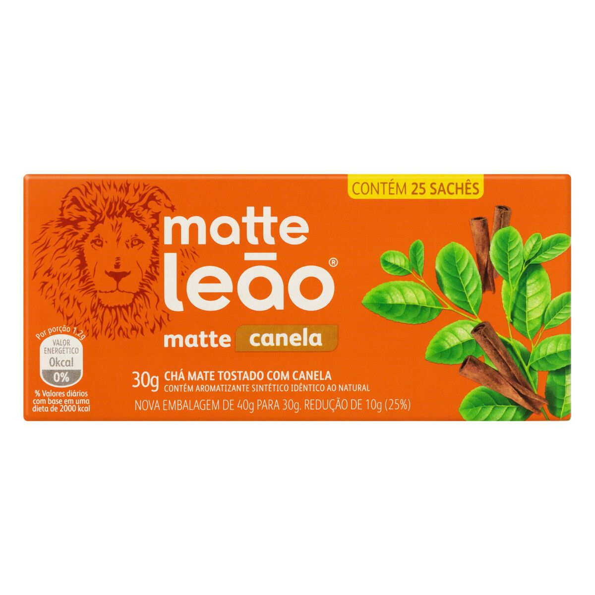 Chá Leão Sabor Matte Canela 30g