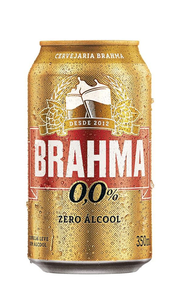 Cerveja Brahma Zero 350ml Lata image number 0