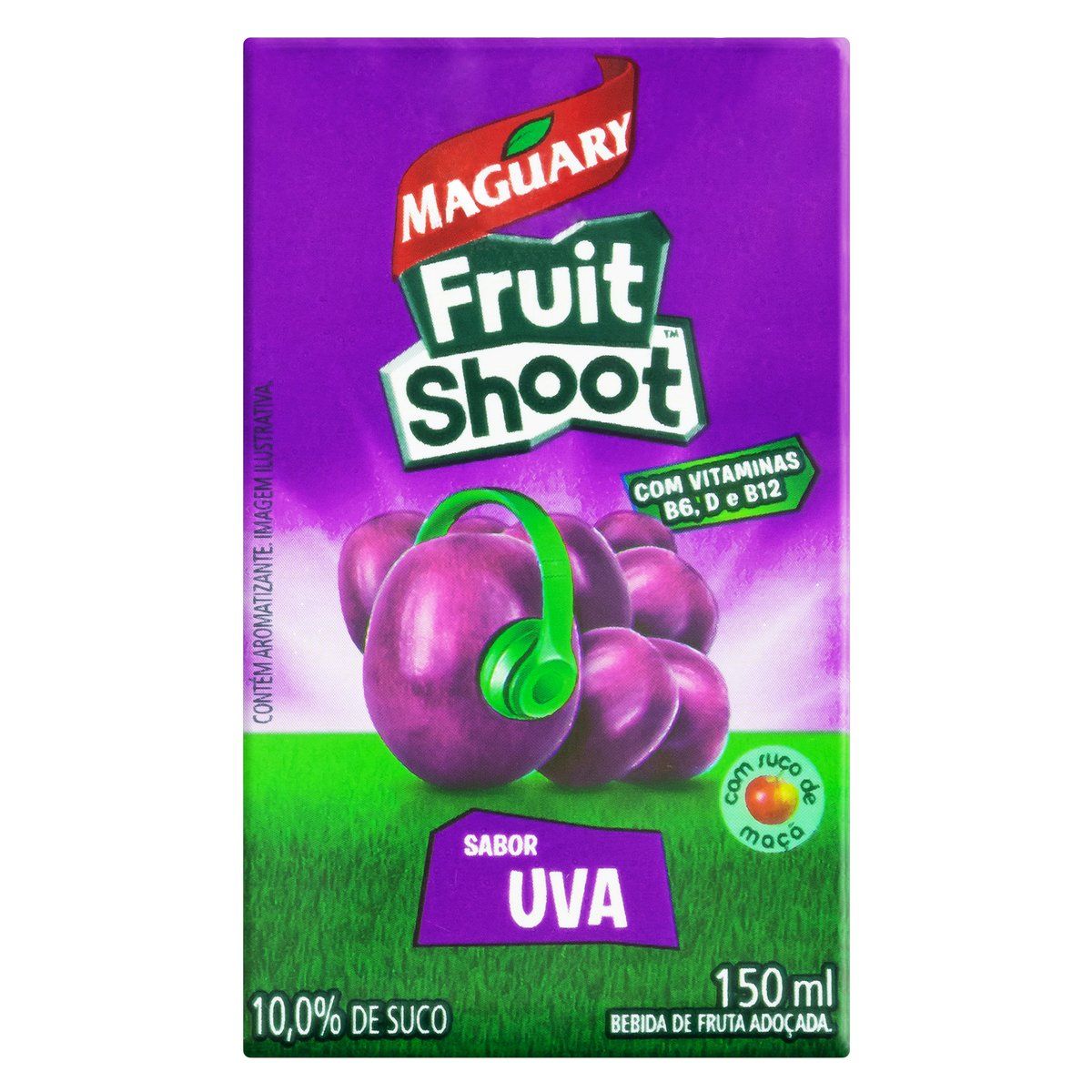 Bebida Adoçada Uva Maguary Fruit Shoot Caixa 150ml