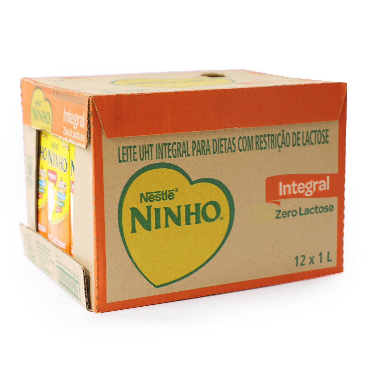 Leite Ninho UHT Integral Zero Lactose 1L (Pack com 12 und) image number 1