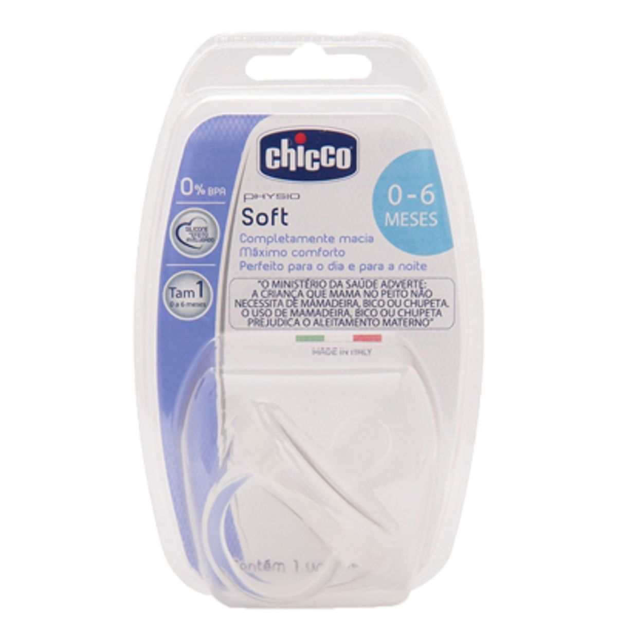 Chupeta Chicco Soft Silicone image number 0
