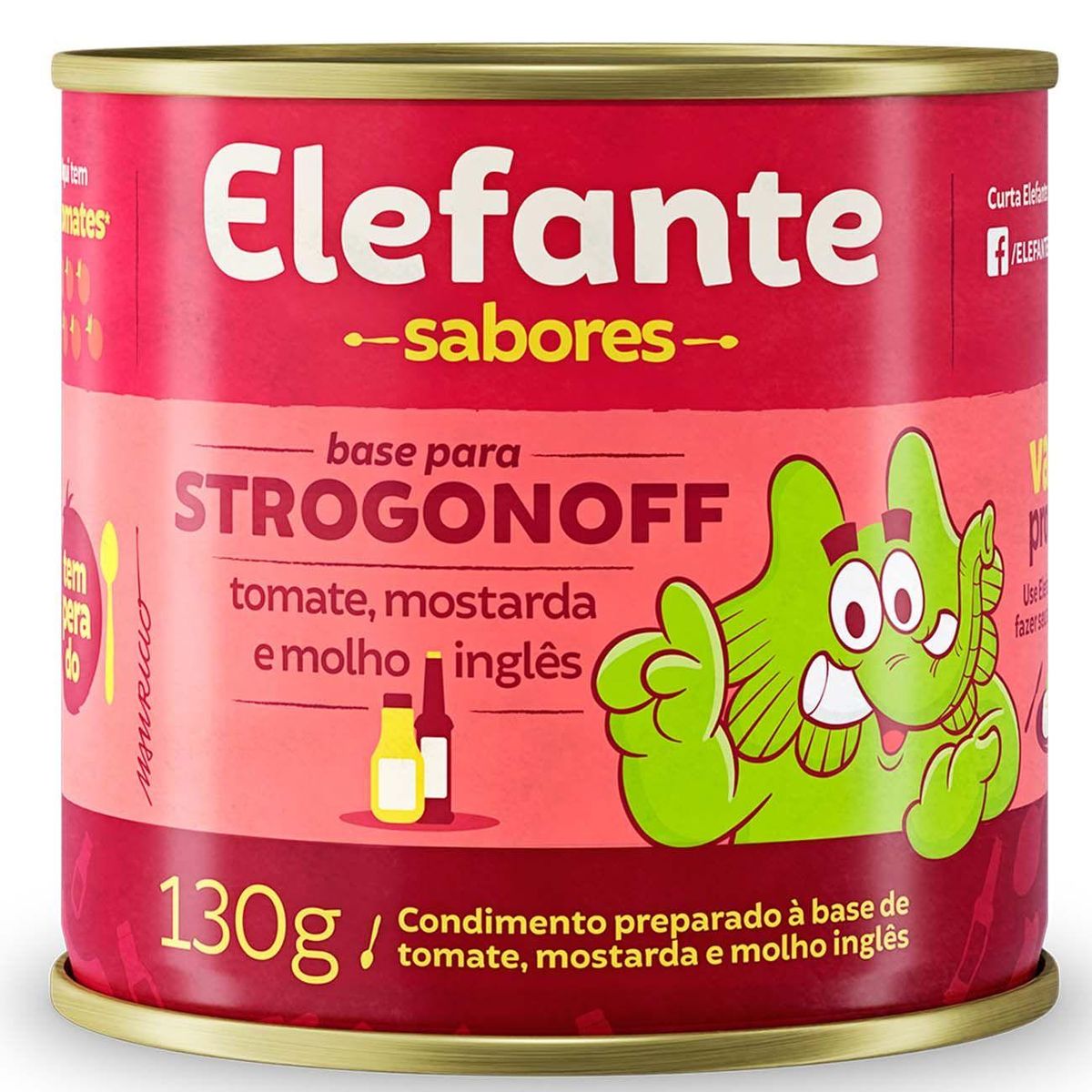 Extrato Tomate  Elefante  Strogonoff Lt 130g