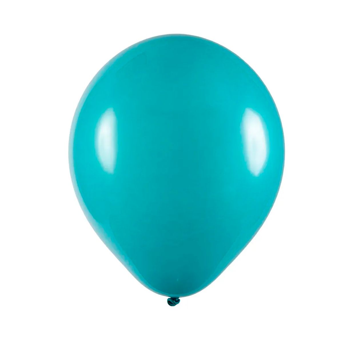 Balão Art Latex Buffet Nº 7 Liso Azul Turquesa 50 Unidades