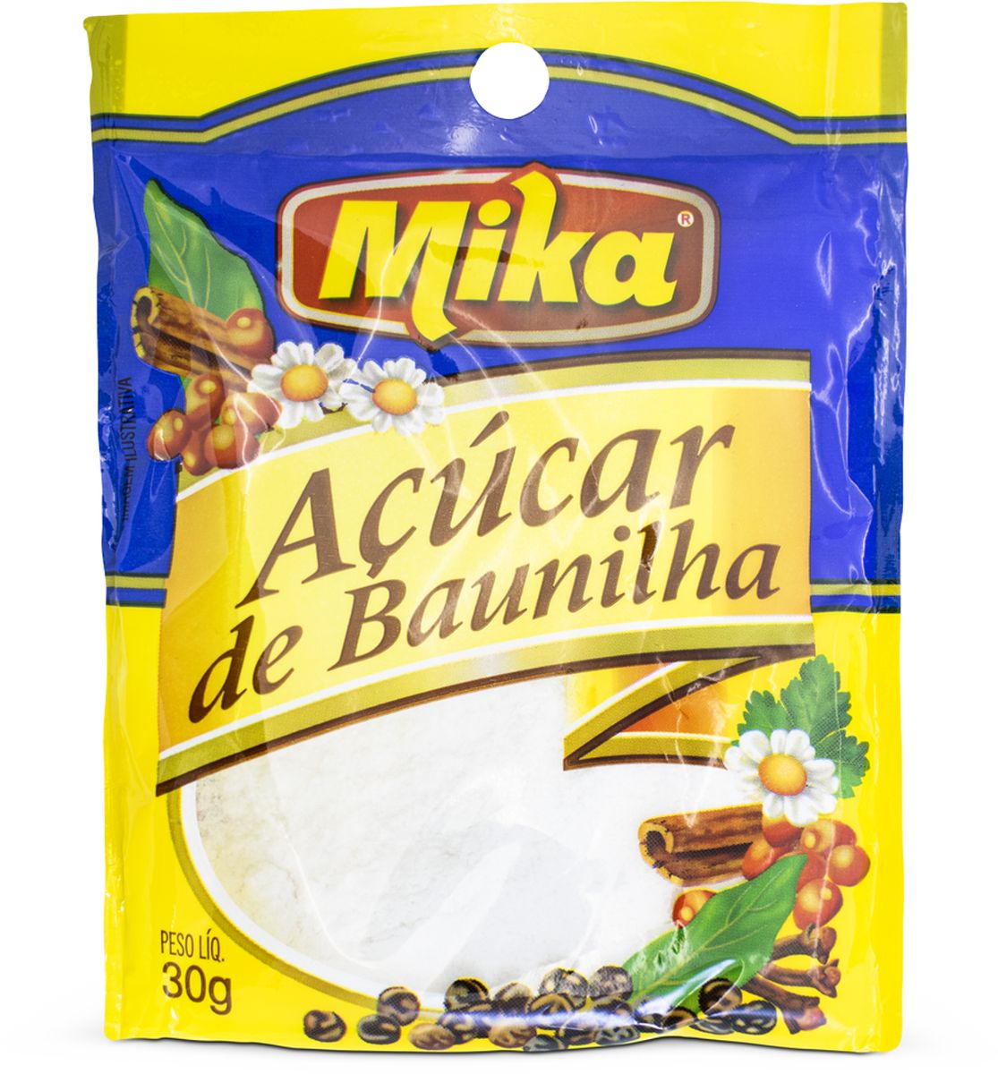 Açúcar de Baunilha Mika 30g