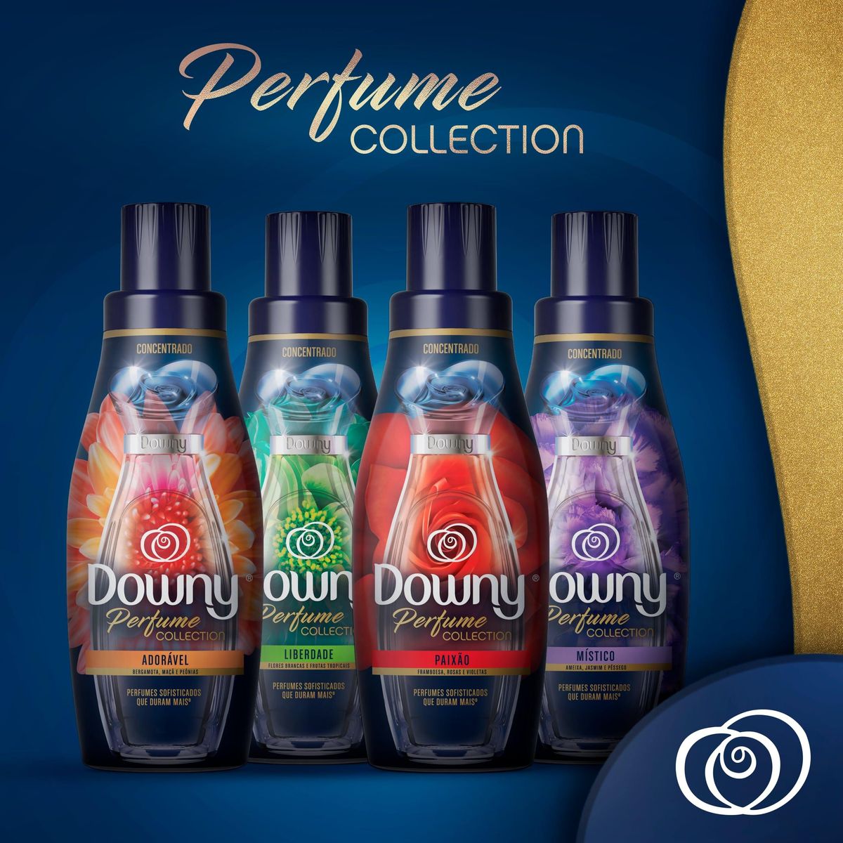 Amaciante Conc. Downy Perfume Collection Místico 450ml image number 4