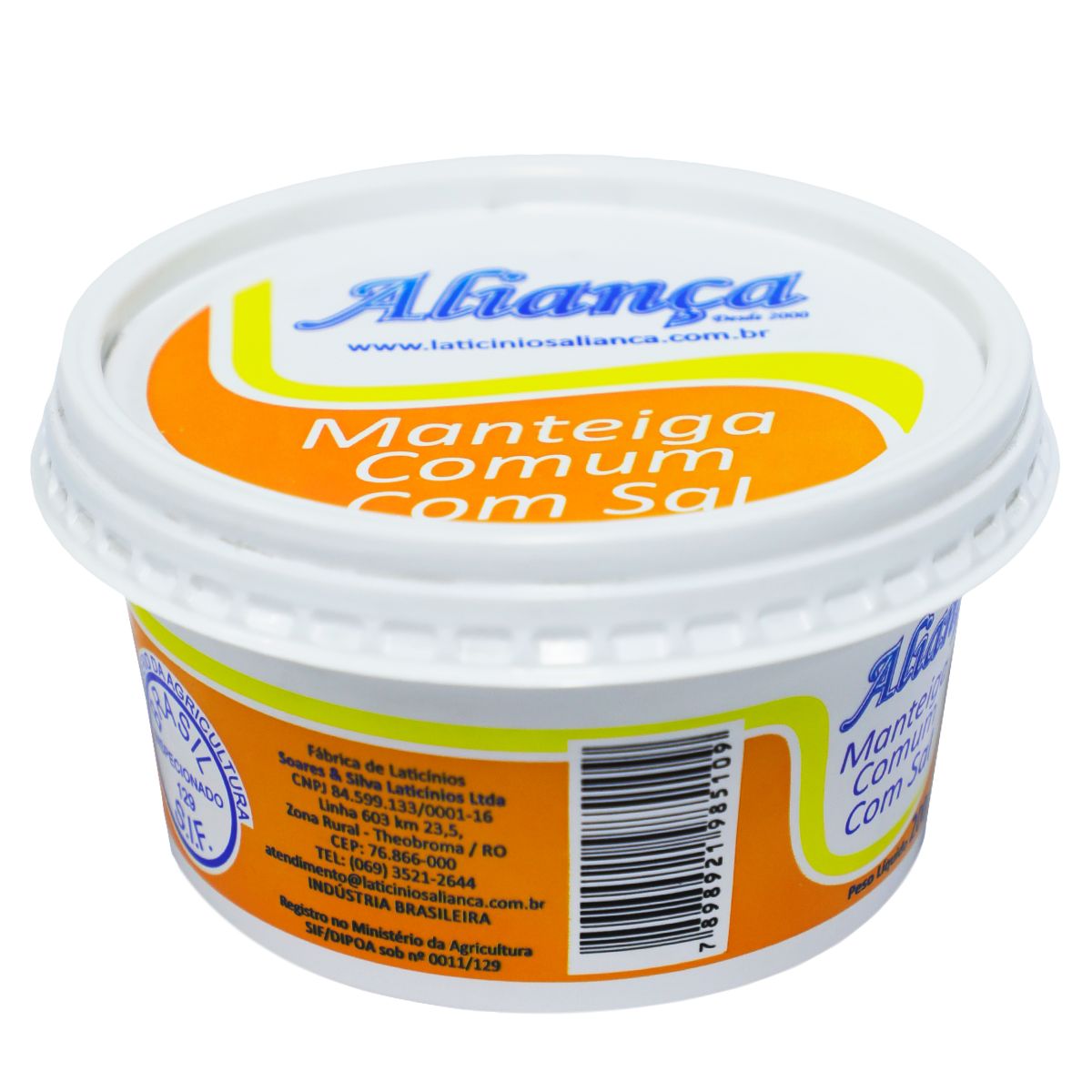 Manteiga Comum Aliança com Sal 200g image number 1