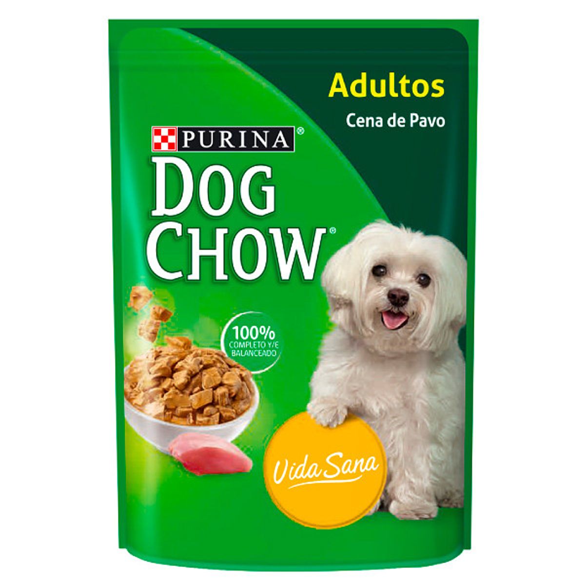 Alimento para Cães Vida Saudável Peru ao Molho Dog Chow Purina 100g