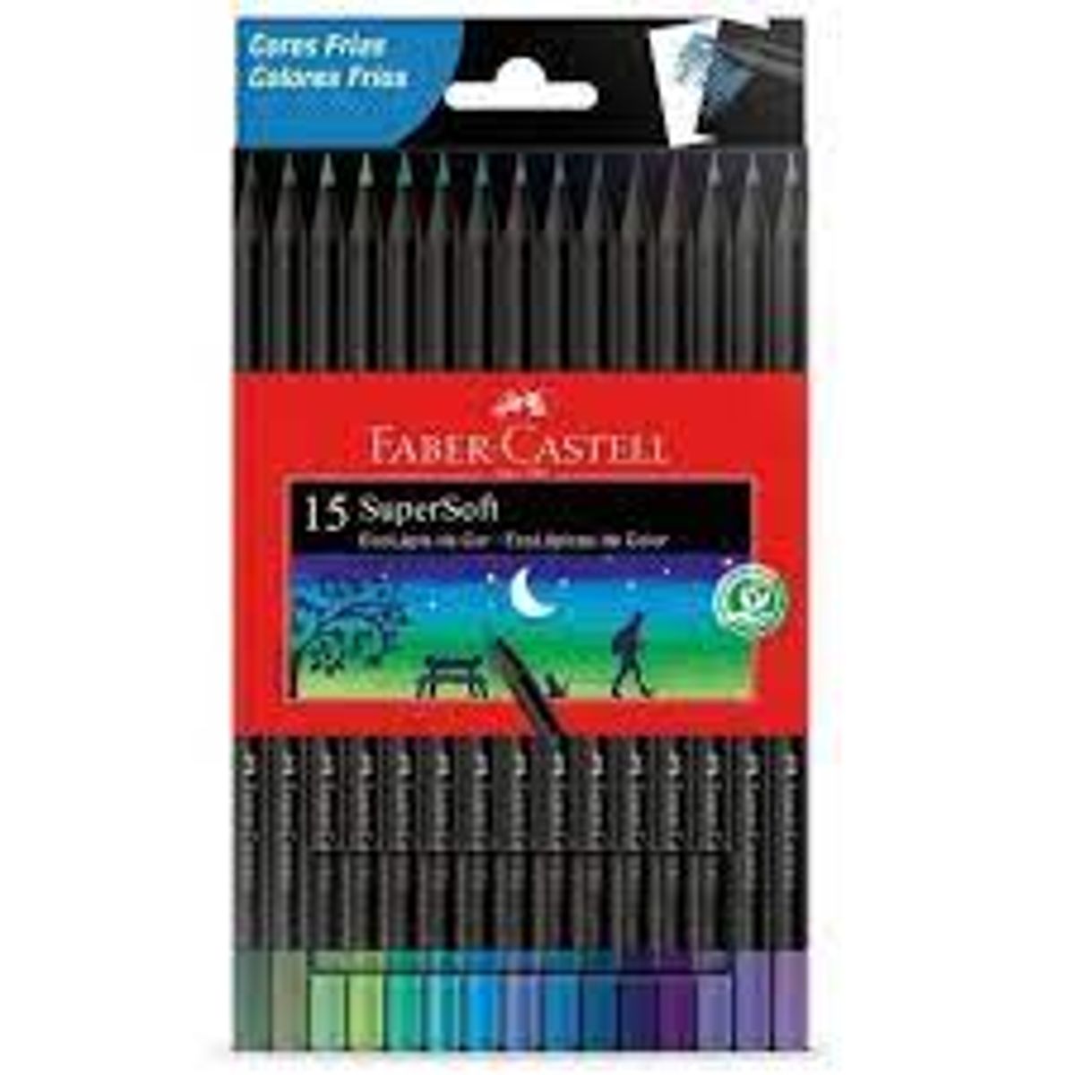 Ecolapis Faber Castell 15 Cores Frios image number 0