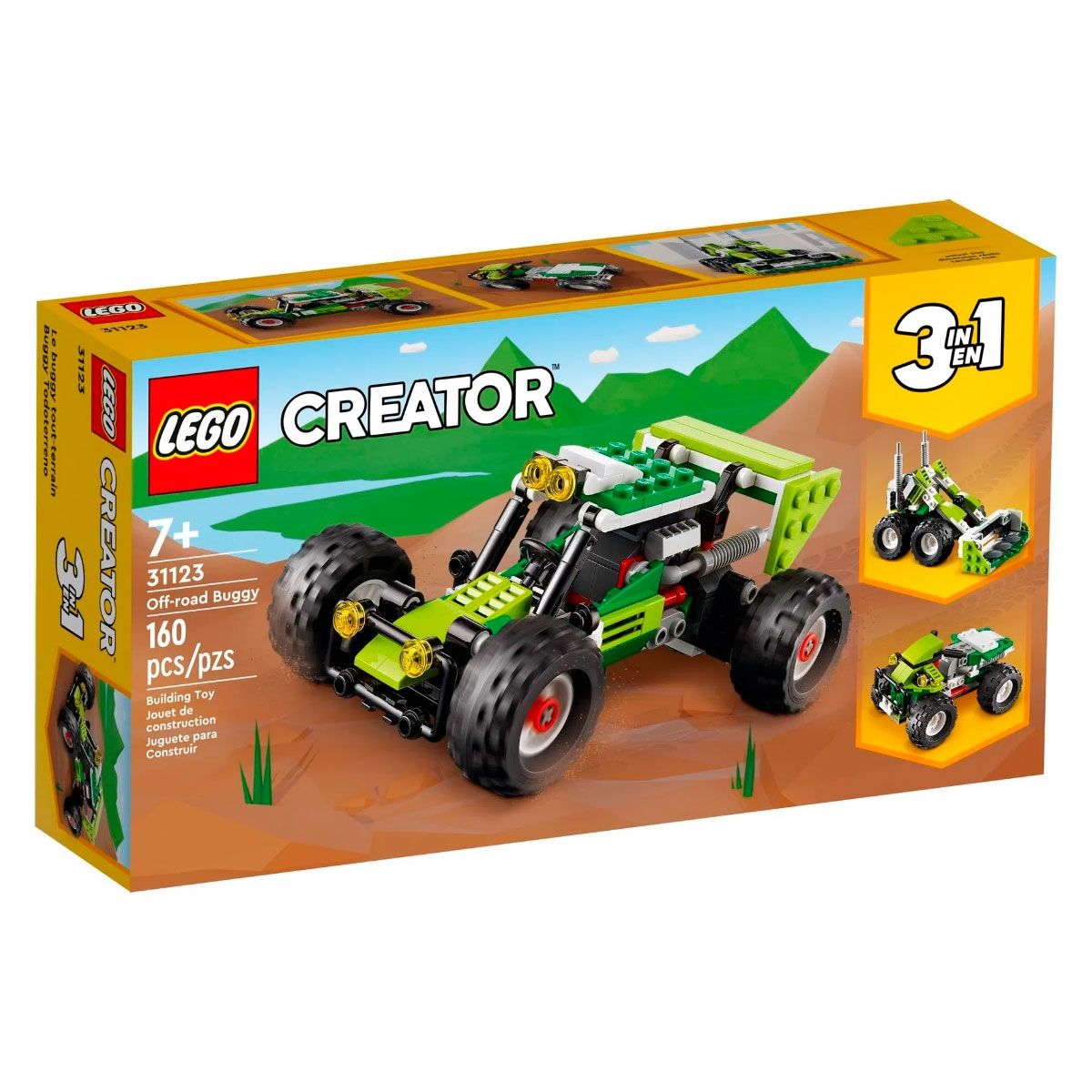 Creator 3em1 Lego Buggy Off-road, Kit De Construção 160 Peças